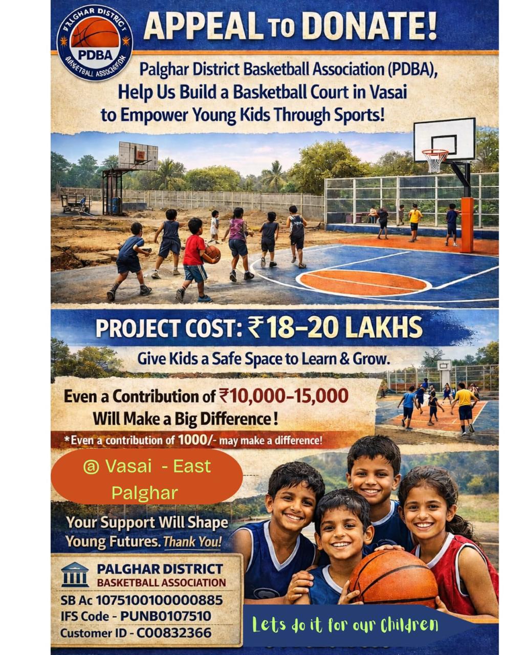 Please Donate for the New Court
